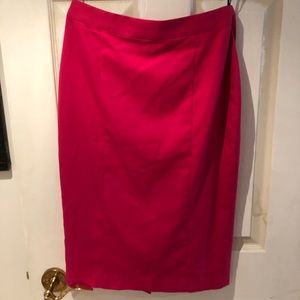 High waisted pencil skirt
